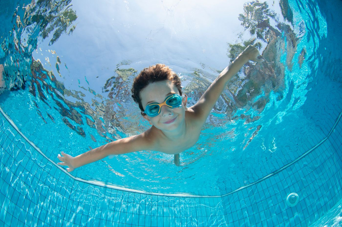 year round swimming for children